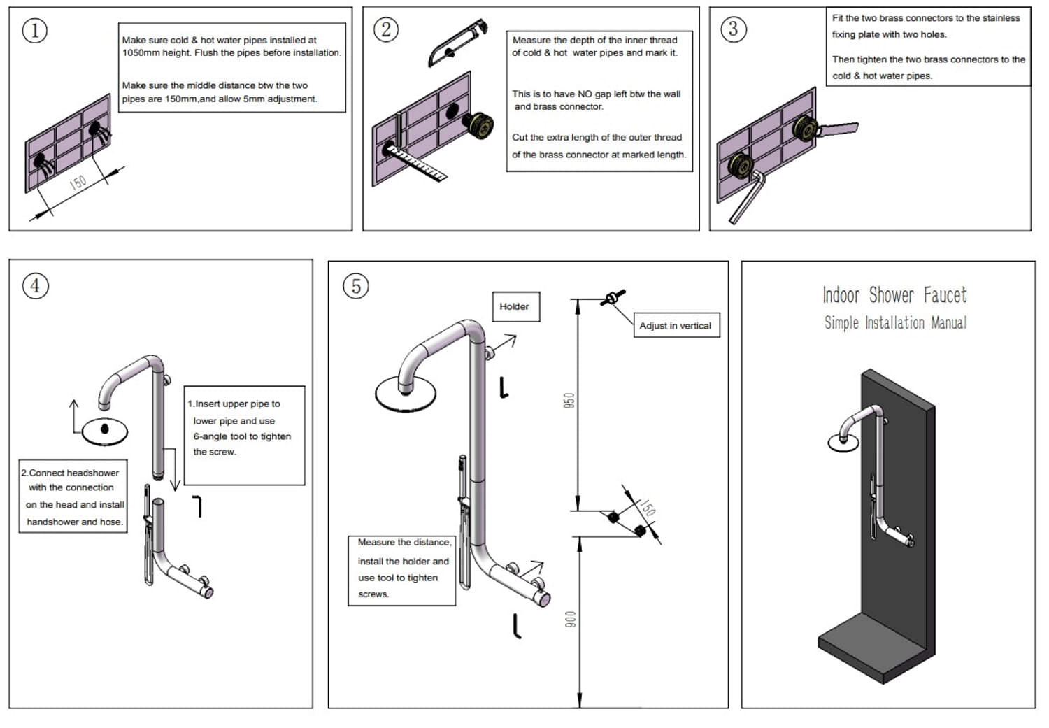 DOCCIA-ARBOREA-INOX | Doccia Esterna a Muro - immagine 9