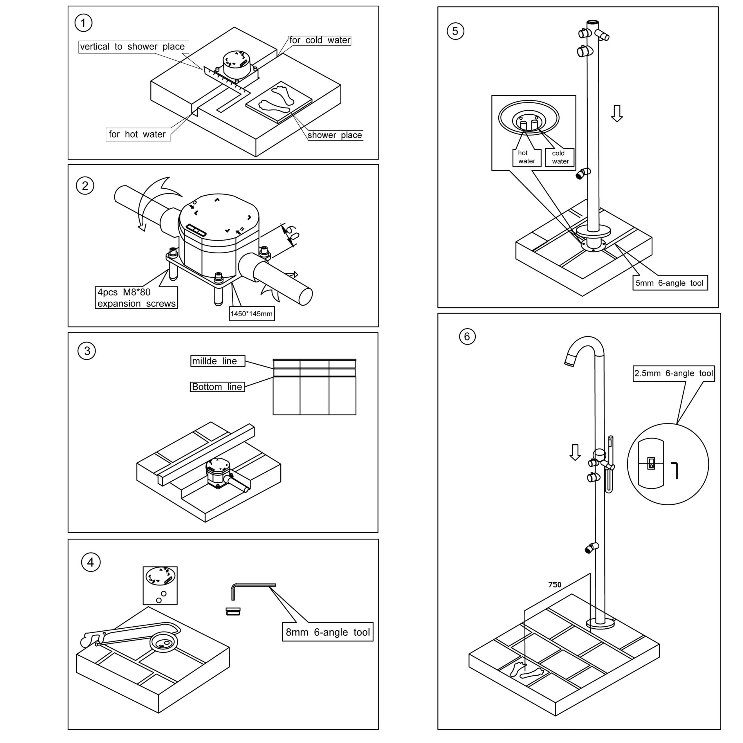 DOCCIA-BOSA-INOX | Doccia Da Esterno Acqua Calda e Fredda - immagine 9