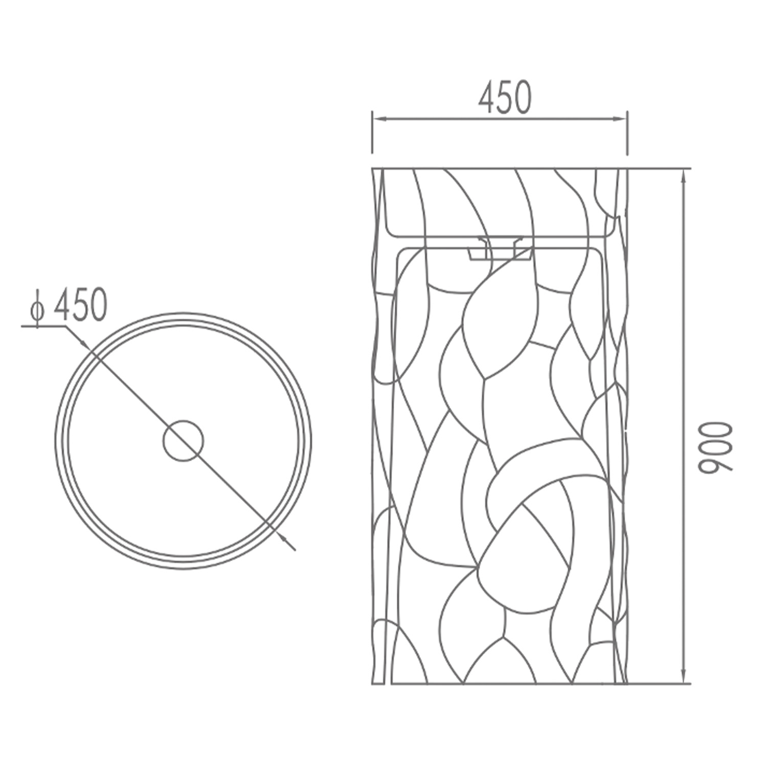LAVANDINO-ZEFIRO-BIANCO | Lavandino free standing SINED ZEFIRO - immagine 5
